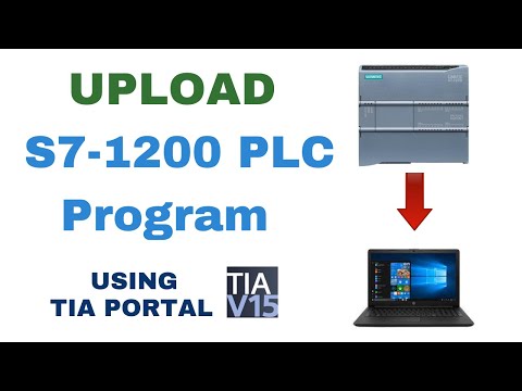 Siemens SIMATIC S7-1200 PLC || How to Upload program from S7-1200 Siemens PLC using TIA portal