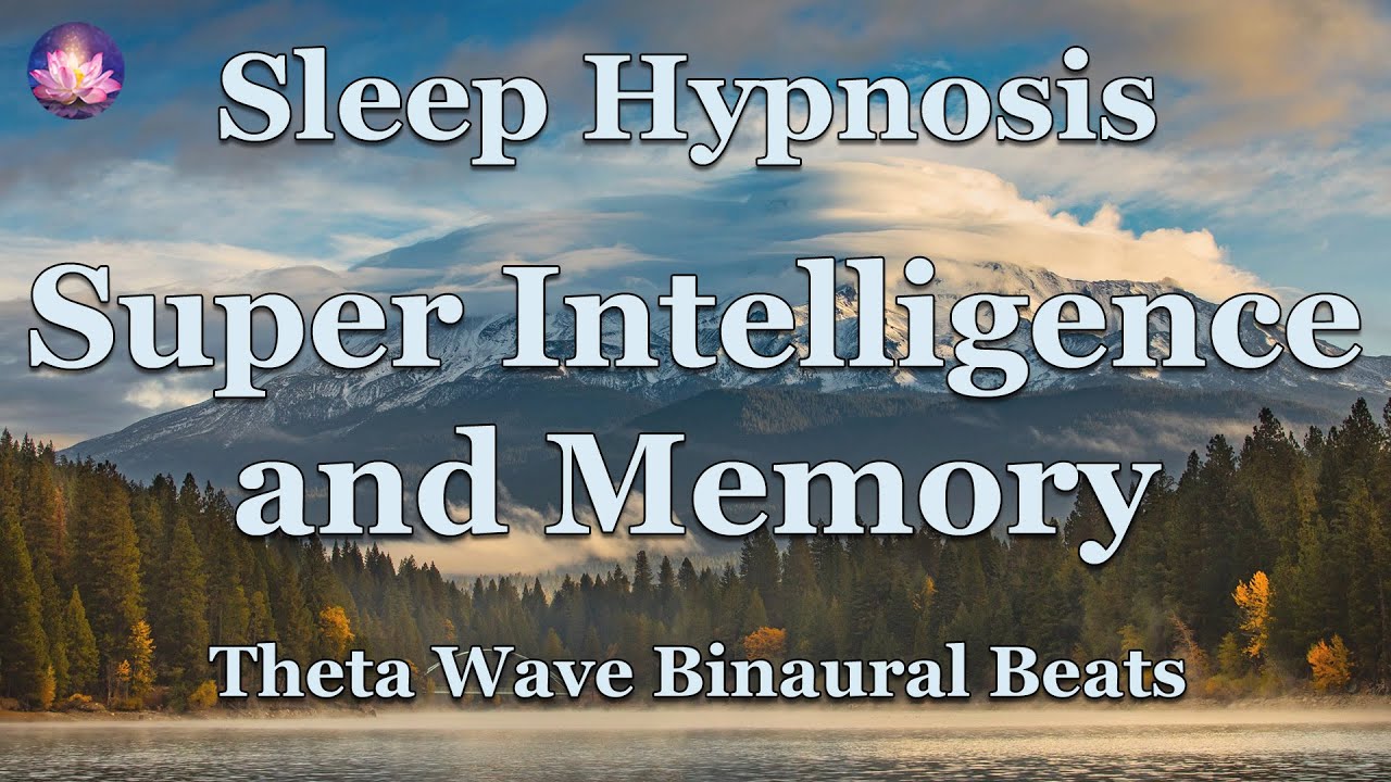 Hypnosis Intelligence Memory While you Sleep (Focus, Success, Motivation, Study Exams, Female Voice)