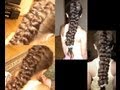 Самая красивая oбъемная французская коса На YouTube 