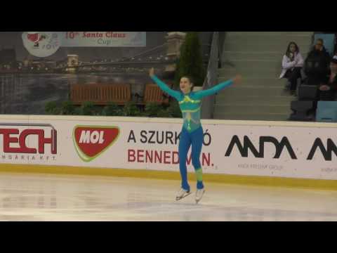 2016 Santa Claus Cup: Selina HOLZINGER (AUT) - FS Adv. Novice GIRLS short program