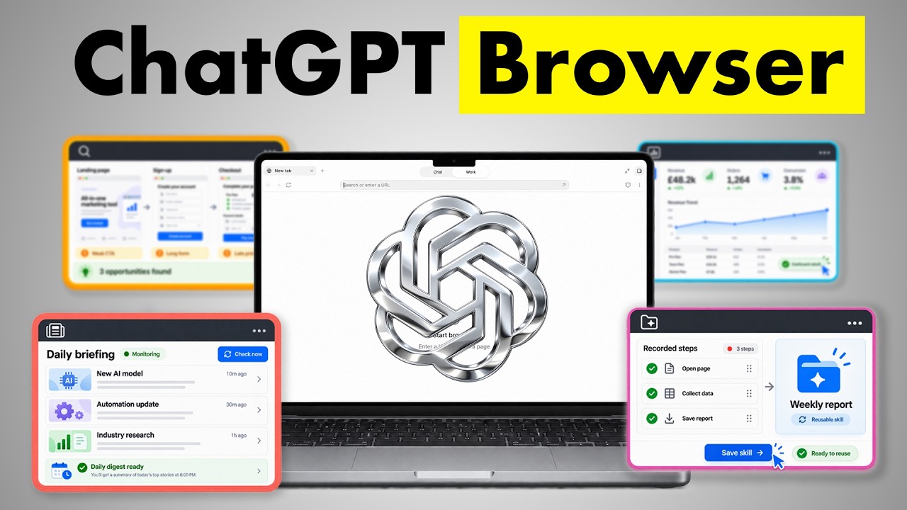 8 Insane ChatGPT Browser Use Cases (automate anything)