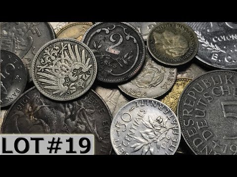 WORLD WAR I SILVER & 1800s Coins Discovered Loot Bag Searching - Lot #19