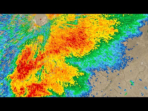 2019 Odessa Texas Supercell Radar Loop