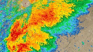 2019 Odessa, Texas Supercell Radar Loop