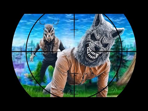 Werewolf Sneak Attack 11! Werewolf And Wendigo Nerf Fortnite Battle! S2E3
