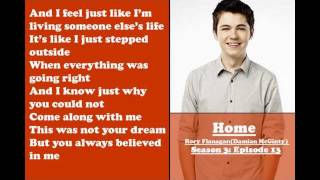 Glee - Home (Lyrics)
