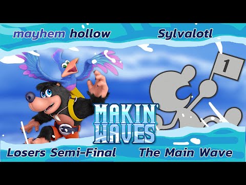 hollow (Banjo) VS Sylvalotl (Game & Watch) - Losers Semis - Makin' Waves - Main Bracket