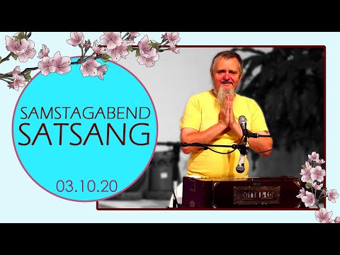 Samstagabend Satsang mit Bharata Meditation Mantrasingen, Arati - Yoga Vidya live 20.00 - 03.10.2020