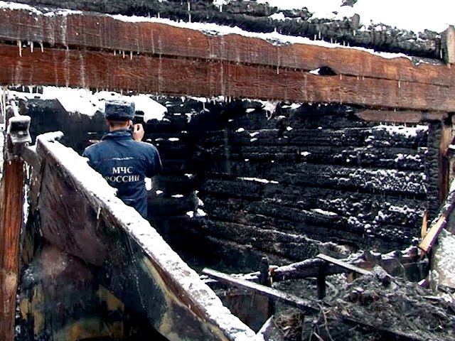 Семья погибла в пожаре