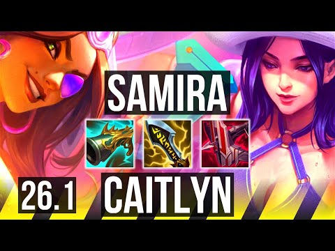 SAMIRA & Rakan vs CAITLYN & Nami (ADC) | EUW Master | 26.1