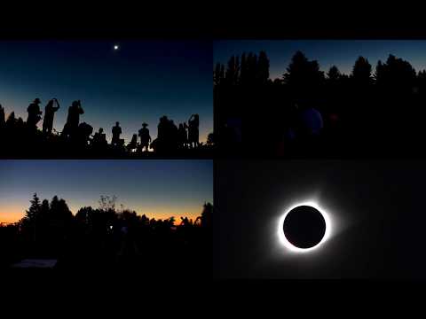 Solar Eclipse Totality Time Lapse - Aug 21 2017 - Idaho