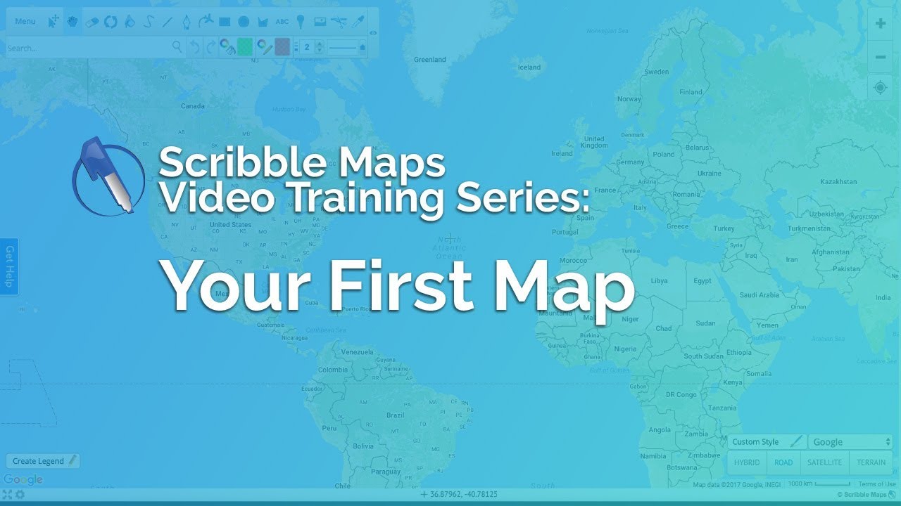 Your First Map | Scribble Maps Video Training Series