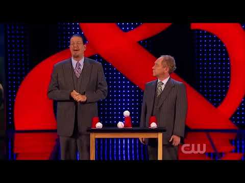 Magic Penn and Teller cups and balls