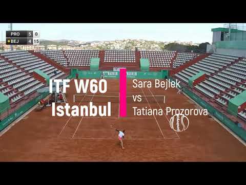 Sara Bejlek - vs Tatiana Prozorova - W60 Istanbul