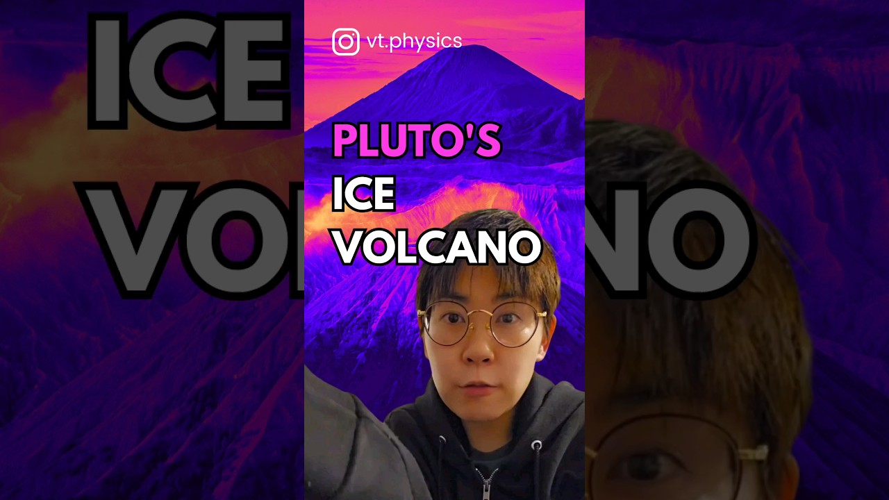 Pluto's craters and ice volcano