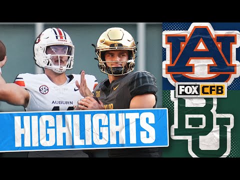 Auburn Tigers vs. Baylor Bears Highlights | FOX College Football