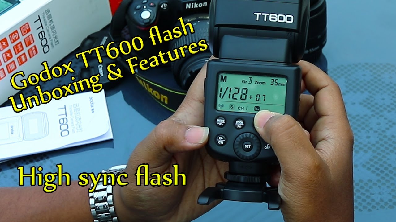 Godox TT600 Flash Unboxing & Features