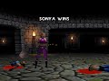 Mortal Kombat Gold Playthrough SEGA Dreamcast Sonya Blade S Rise To Greatness