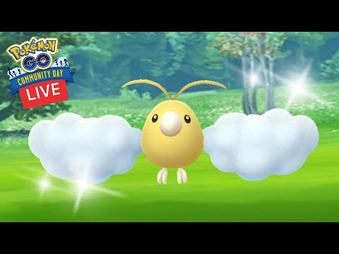 Shiny Swablu Community Day Live Pt 2 Pokemon Go