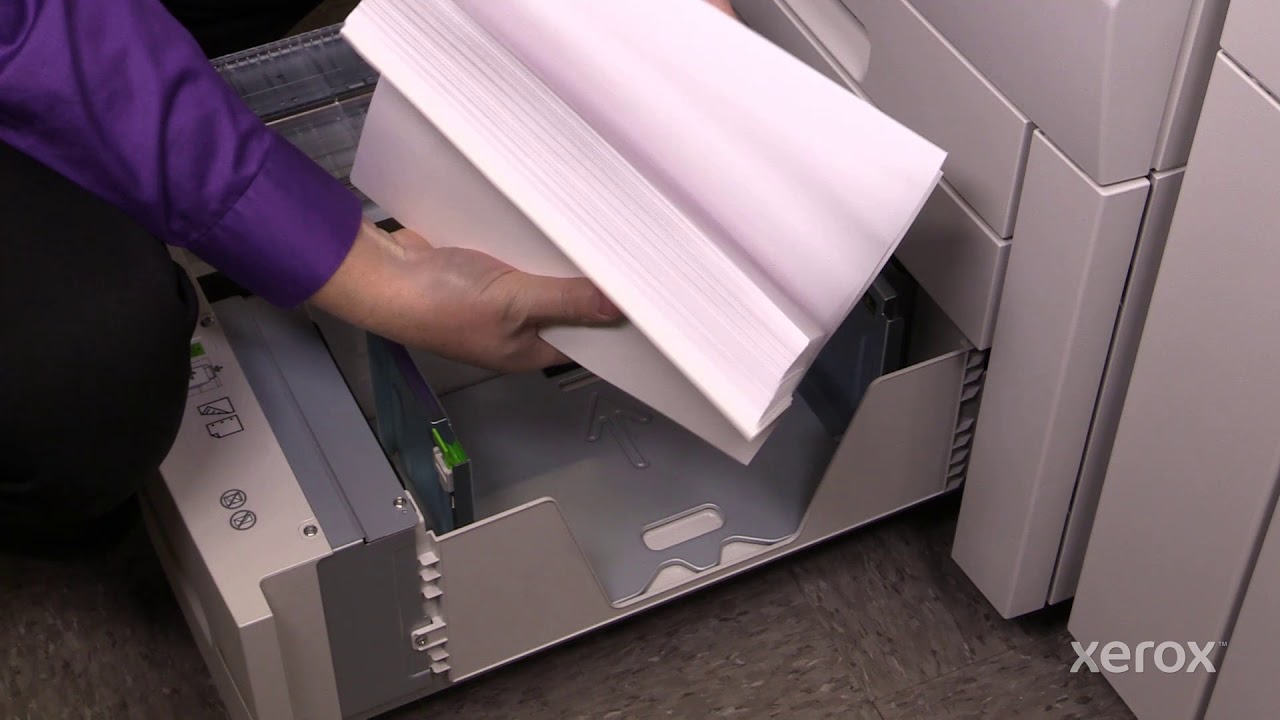 Xerox® PrimeLink® C9065 C9070 Series Printer Loading Paper in Tray 3 or 4