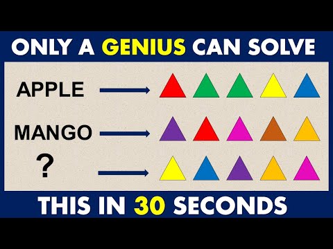 How Smart Are You? - IQ Test For Genius Only!  #englishchallenge
