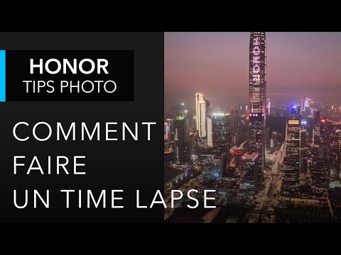 HONOR Tips photo - Créer un time lapse
