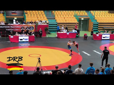Wrestling German Championships 2025 (U20) 61kg 1/2-FINAL | FS | KIRCHHOFF vs. LEHN