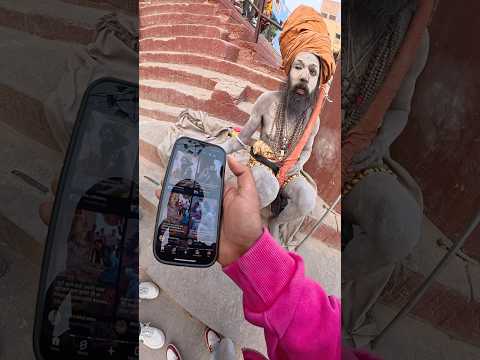 I met aghori baba in varanasi #aghori #baba #varanasi #youtubeshorts i