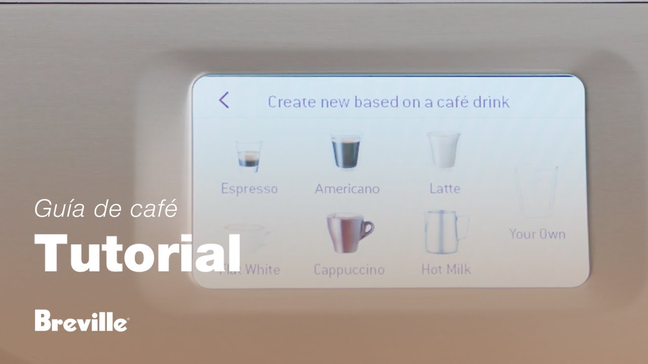 Personaliza y guarda la selección de bebidas