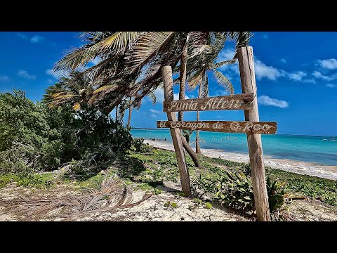 Sian Ka'an Biosphere Reserve and village Punta Allen in Yucatan, Mexico