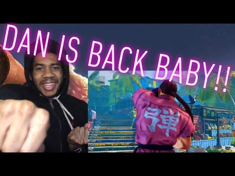 Street Fighter V: Champion Edition - Dan Gameplay Trailer (REACTION)