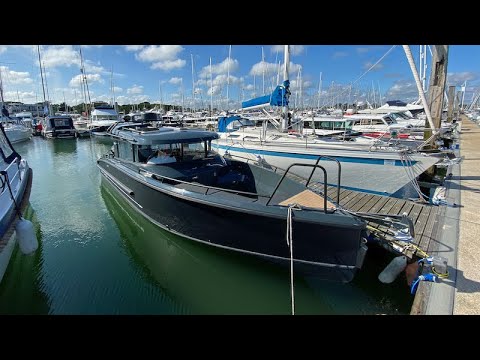 2020 XO Boats 270 Cabin OB Sold through Moore Yachts - Full walk through video