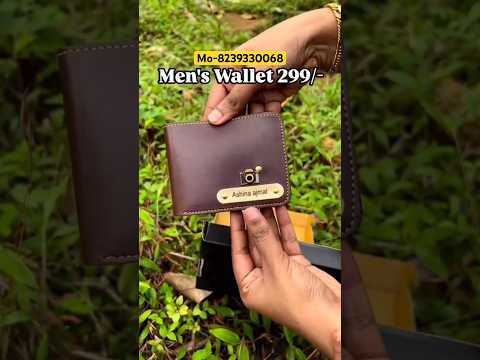 Name Wallet only 299🔥😍#wallet #namewallet #customized