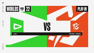 Worlds 2022 - Playin - D1 - LLL vs BYG