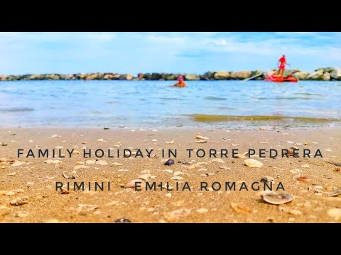 Family Holiday At The Sea🌊 || Torre Pedrera Rimini Emilia Romagna || Discover Italy || 4K Video