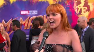 Laurel Marsden Interview 'Ms. Marvel' Red Carpet video