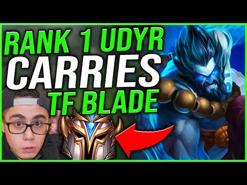 #1 UDYR WORLD CARRIES TF BLADE IN CHALLENGER! (FT KATEVOLVED) - League of Legends