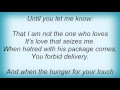 Leonard Cohen - You Have Loved Enough Lyrics