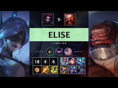 Elise Jungle vs Gragas - NA Master Patch 25.21
