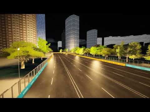 Circuito de Rua de Qingdao – Qingdao Cidade de Qingdao - China China - Assetto Corsa - Zhou Night Lap
