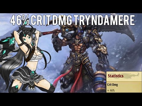 46% CRIT DMG RUNES TRYNDAMERE