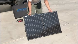 PTK100W Portable Solar Panel Kit