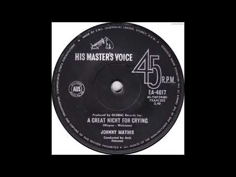 Johnny Mathis  -  A Great Night For Crying .1964 .