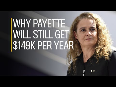 Why former GG Julie Payette will still get $149K per year