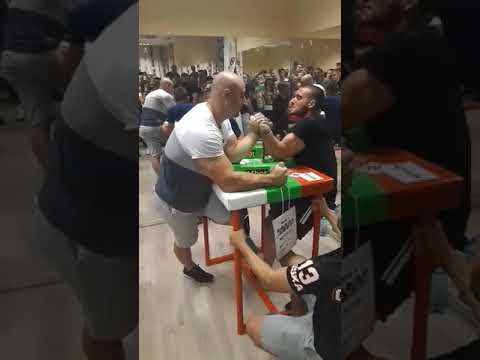 ARMWRESTLING KRASIMIR KOSTADINOV VS BOJIDAR SIMEONOV RARE FOOTAGE #armwrestling
