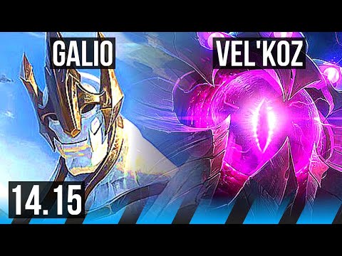 GALIO vs VEL'KOZ (MID) | 66% winrate, 4/1/2 | EUNE Master | 14.15