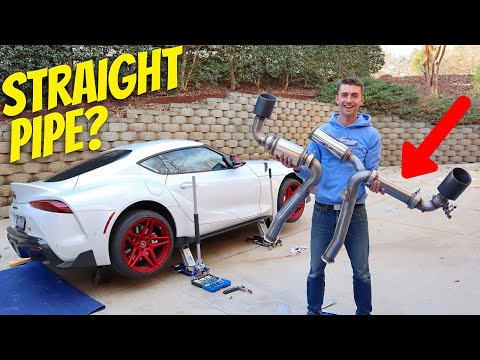 A90 Toyota Supra FINALLY Gets An Active Exhaust!! *Magnaflow X-Mod***