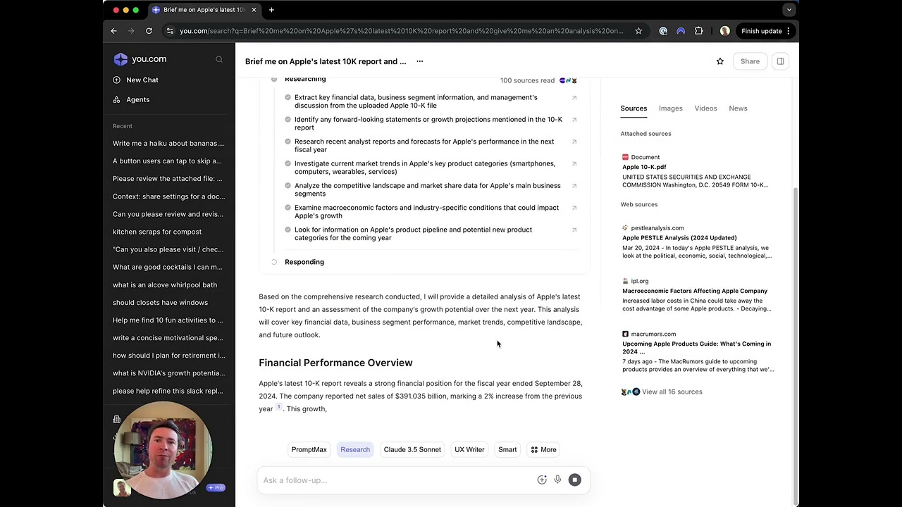 How to use Advanced Research & Reasoning on You.com video thumbnail