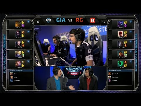 EU LCS Expansion GIA vs RG Game 3 Highlights