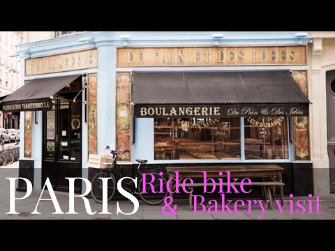 Paris bike ride - Supermarket and Bakery visit